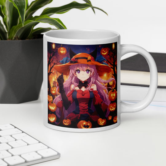 White glossy mug - WhatUWant2Buy