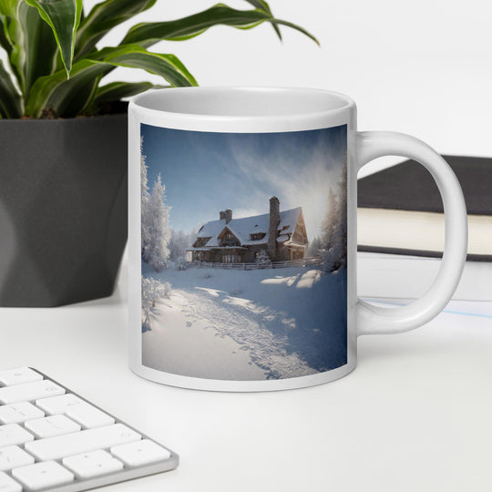 White glossy mug - WhatUWant2Buy