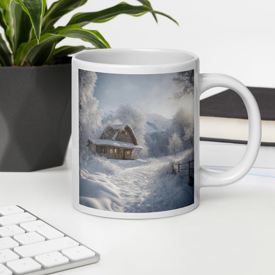 White glossy mug - WhatUWant2Buy