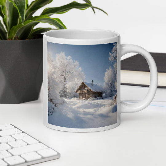 White glossy mug - WhatUWant2Buy