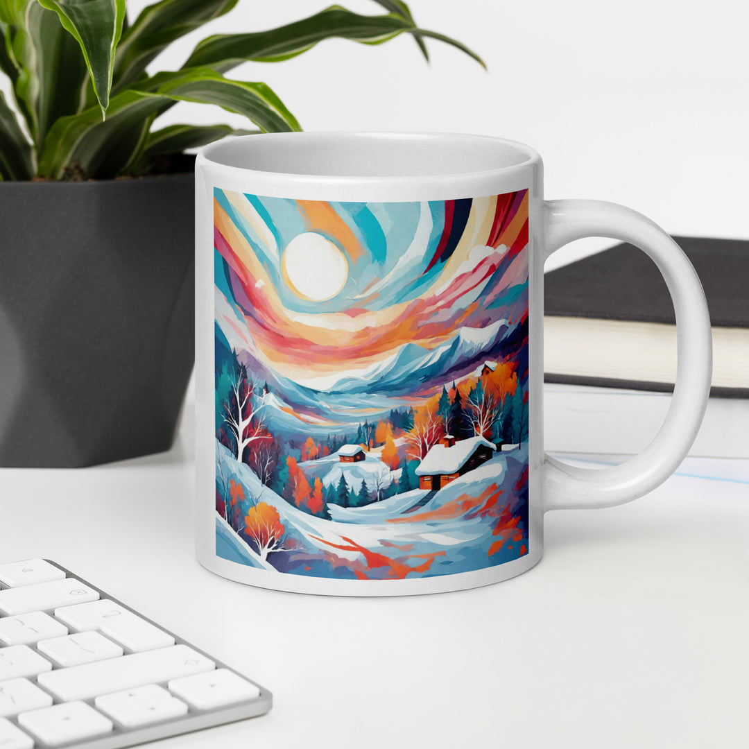 White glossy mug - WhatUWant2Buy
