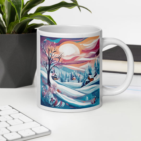 White glossy mug - WhatUWant2Buy