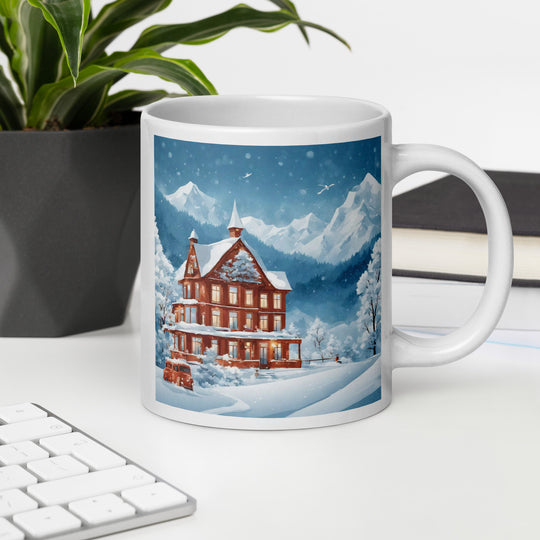 White glossy mug - WhatUWant2Buy