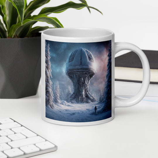 White glossy mug - WhatUWant2Buy