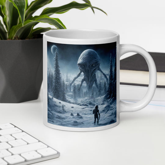 White glossy mug - WhatUWant2Buy