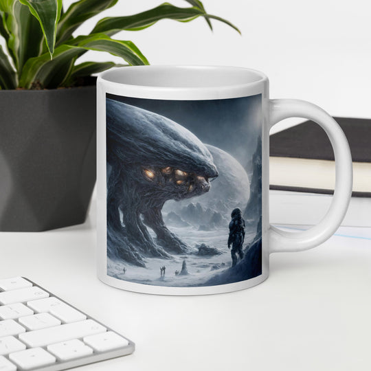 White glossy mug - WhatUWant2Buy