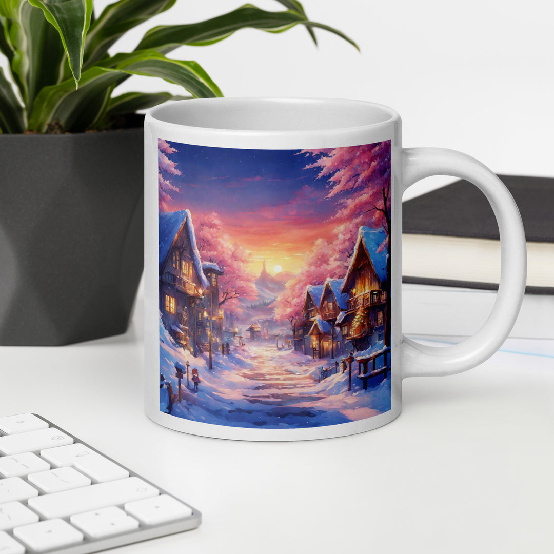White glossy mug - WhatUWant2Buy