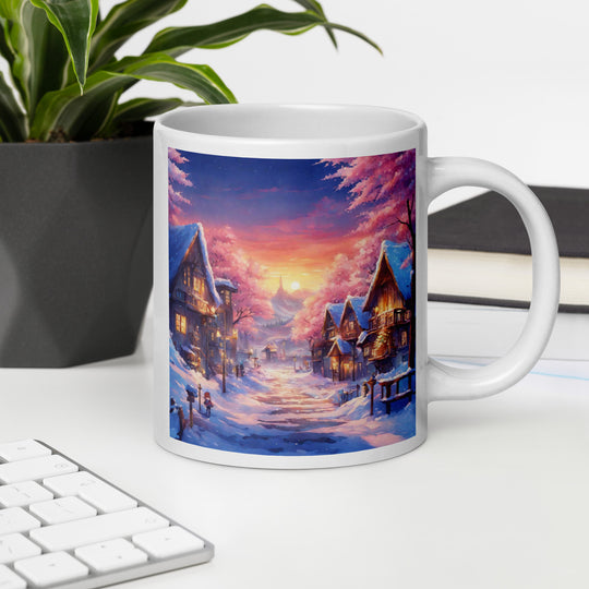 White glossy mug - WhatUWant2Buy