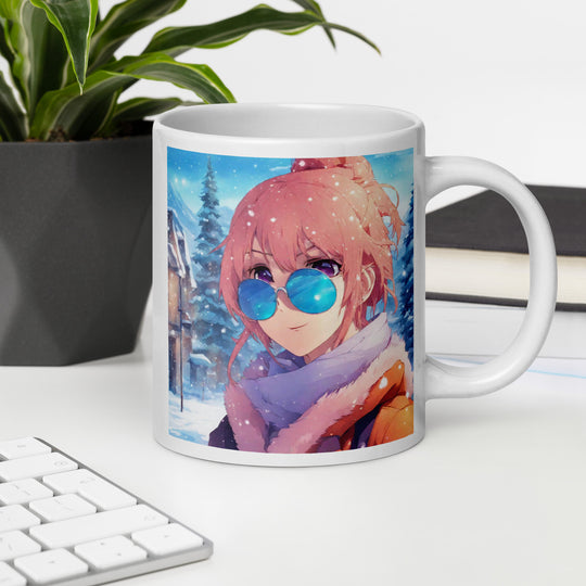 White glossy mug - WhatUWant2Buy