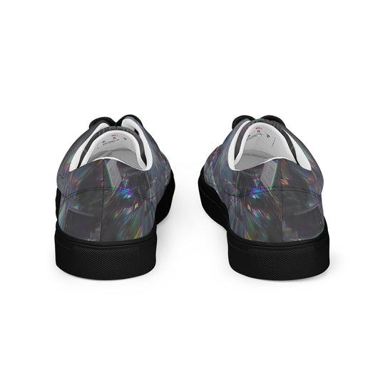 Glitchwear Women's Lace-Up Canvas Shoes, Everyday AI-Designed 0, view 5