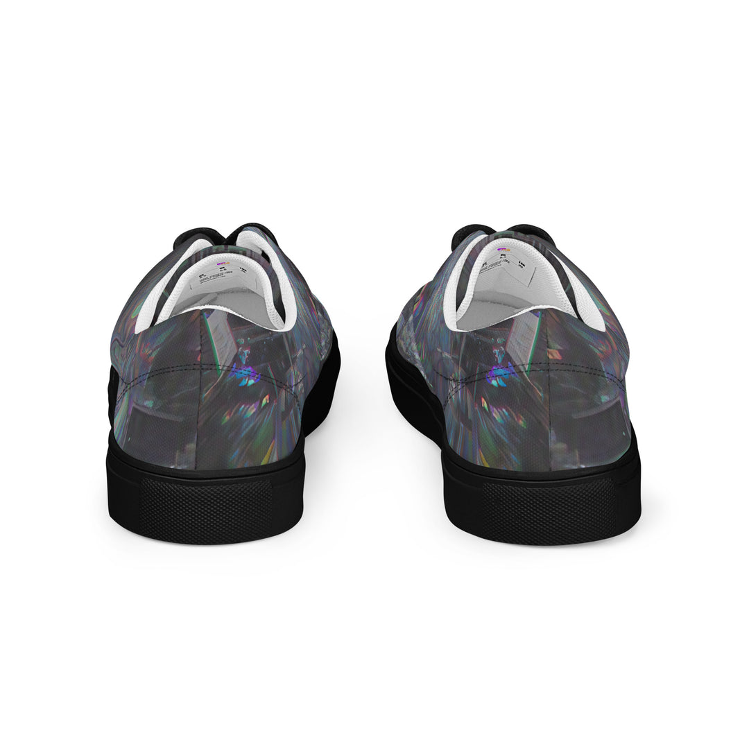 Glitchwear Women's Lace-Up Canvas Shoes, Everyday AI-Designed 0, view 5