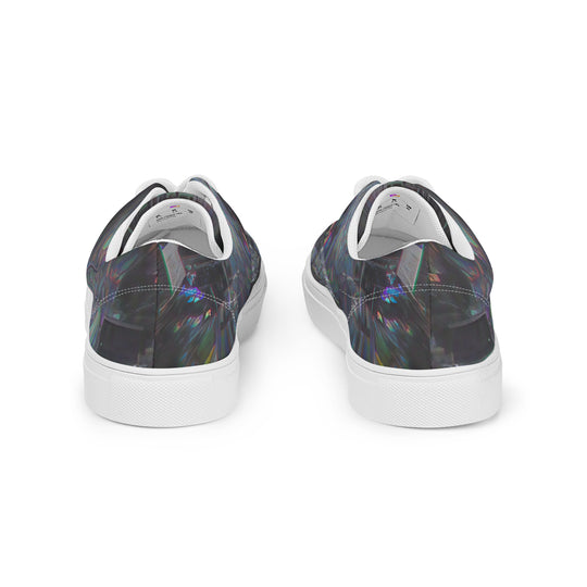 Glitchwear Women's Lace-Up Canvas Shoes, Everyday AI-Designed 0, view 6