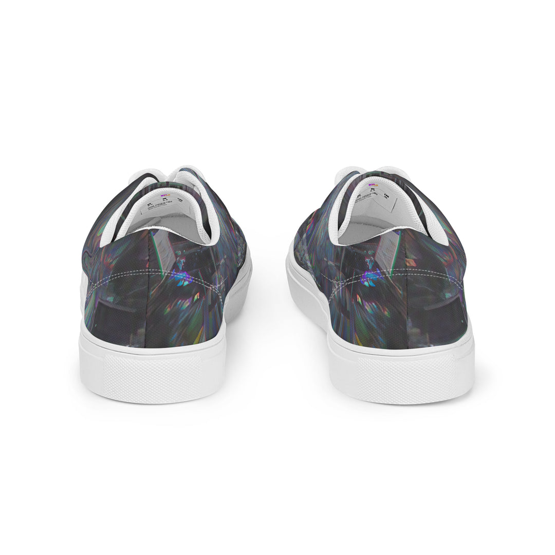 Glitchwear Women's Lace-Up Canvas Shoes, Everyday AI-Designed 0, view 6