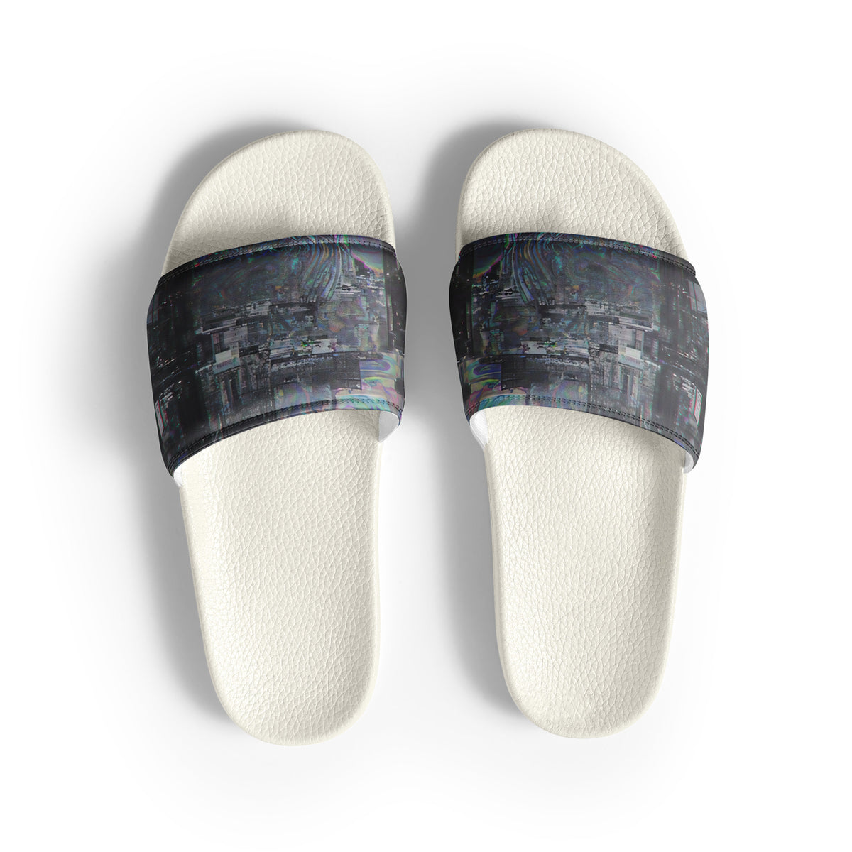Glitchwear Women's Slides | AI Signature Style AI-Designed Footwear