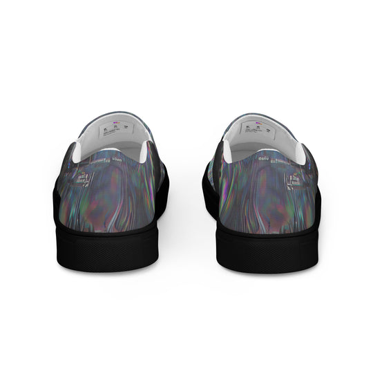 Glitchwear Women's Slip-On Canvas Shoes, Everyday AI-Designed 37, view 7