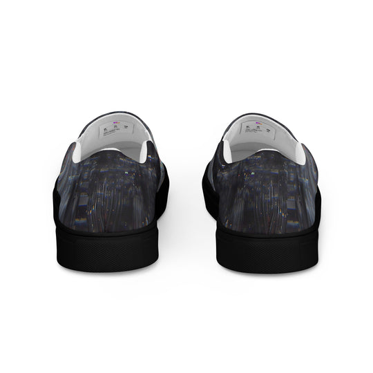 Glitchwear Women's Slip-On Canvas Shoes 14, view 7