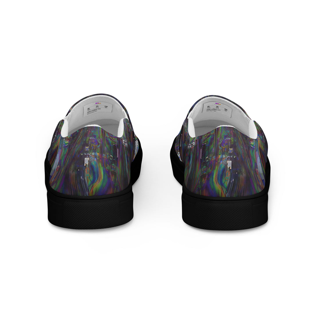 Glitchwear Women's Slip-On Canvas Shoes 16, view 7