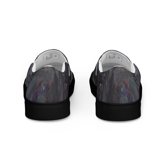 Glitchwear Women's Slip-On Canvas Shoes 19, view 7