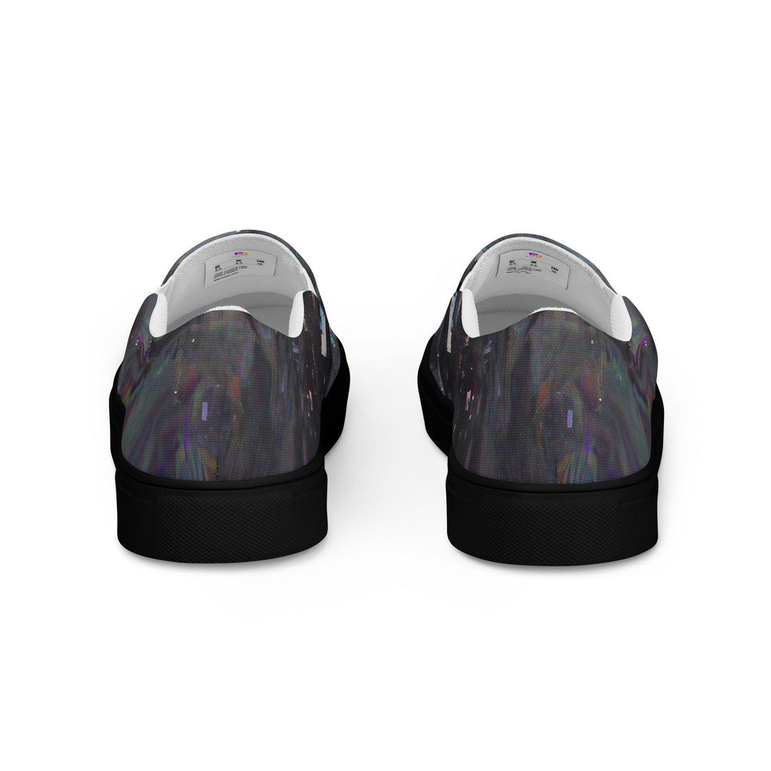 Glitchwear Women's Slip-On Canvas Shoes 19, view 7
