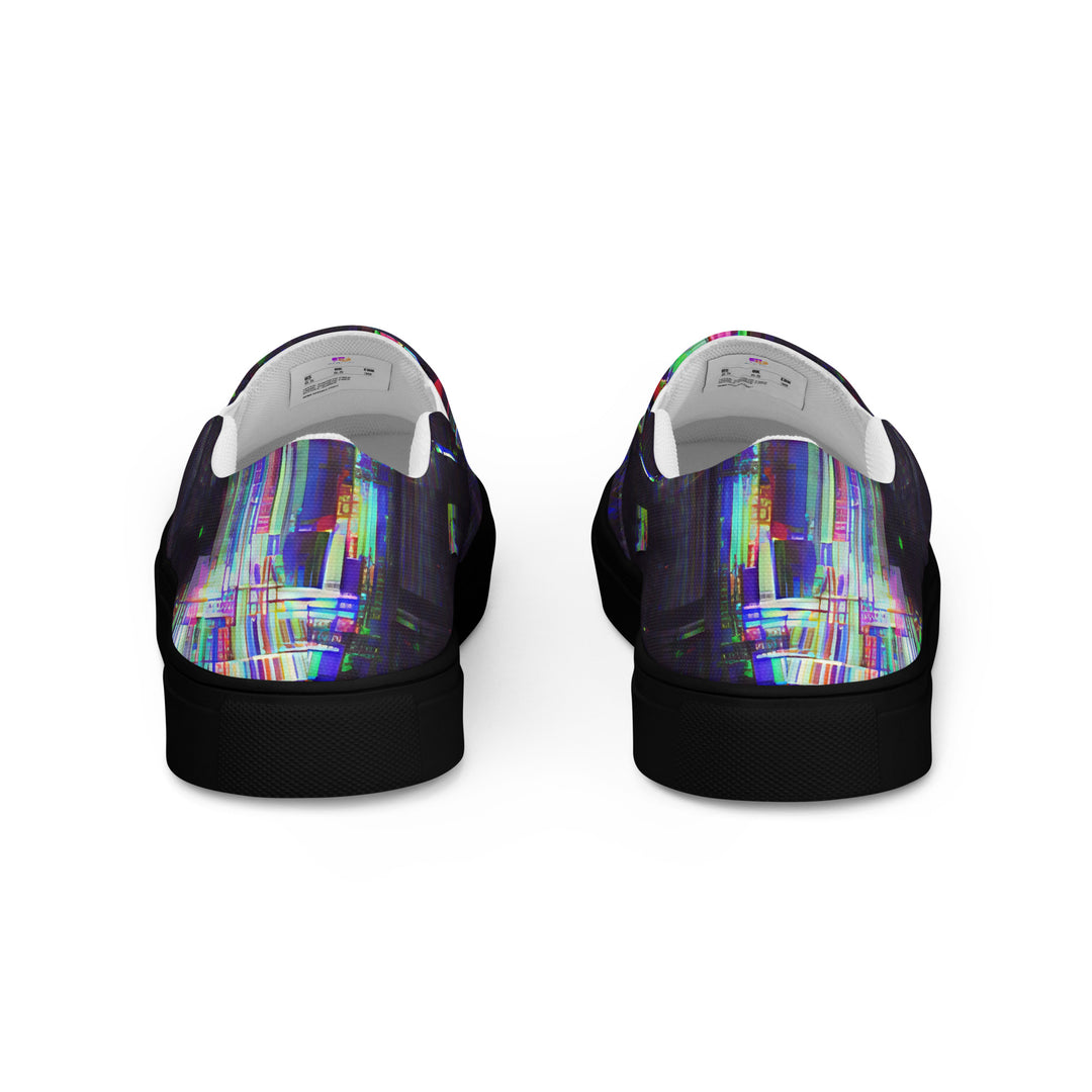 Glitchwear Women's Slip-On Canvas Shoes 24, view 7