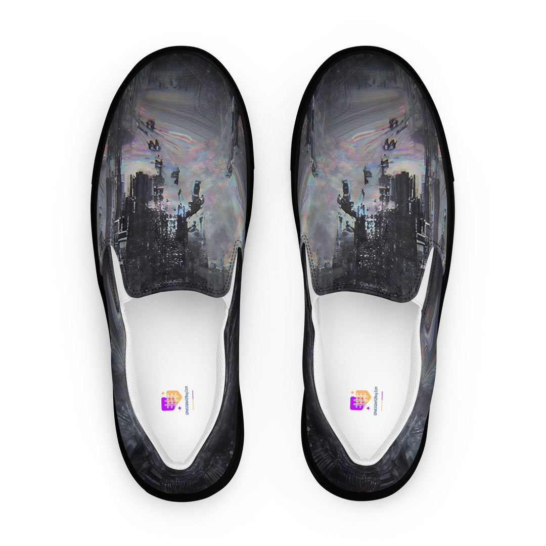 Glitchwear Women's Slip-On Canvas Shoes 14, main view