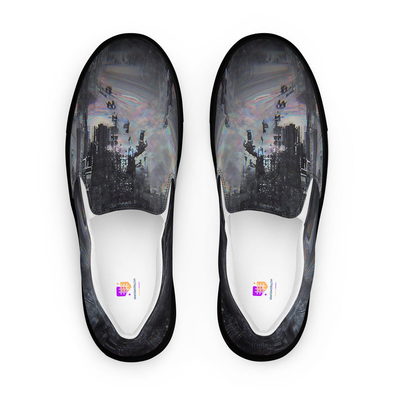 Glitchwear Women's Slip-On Canvas Shoes 14, main view
