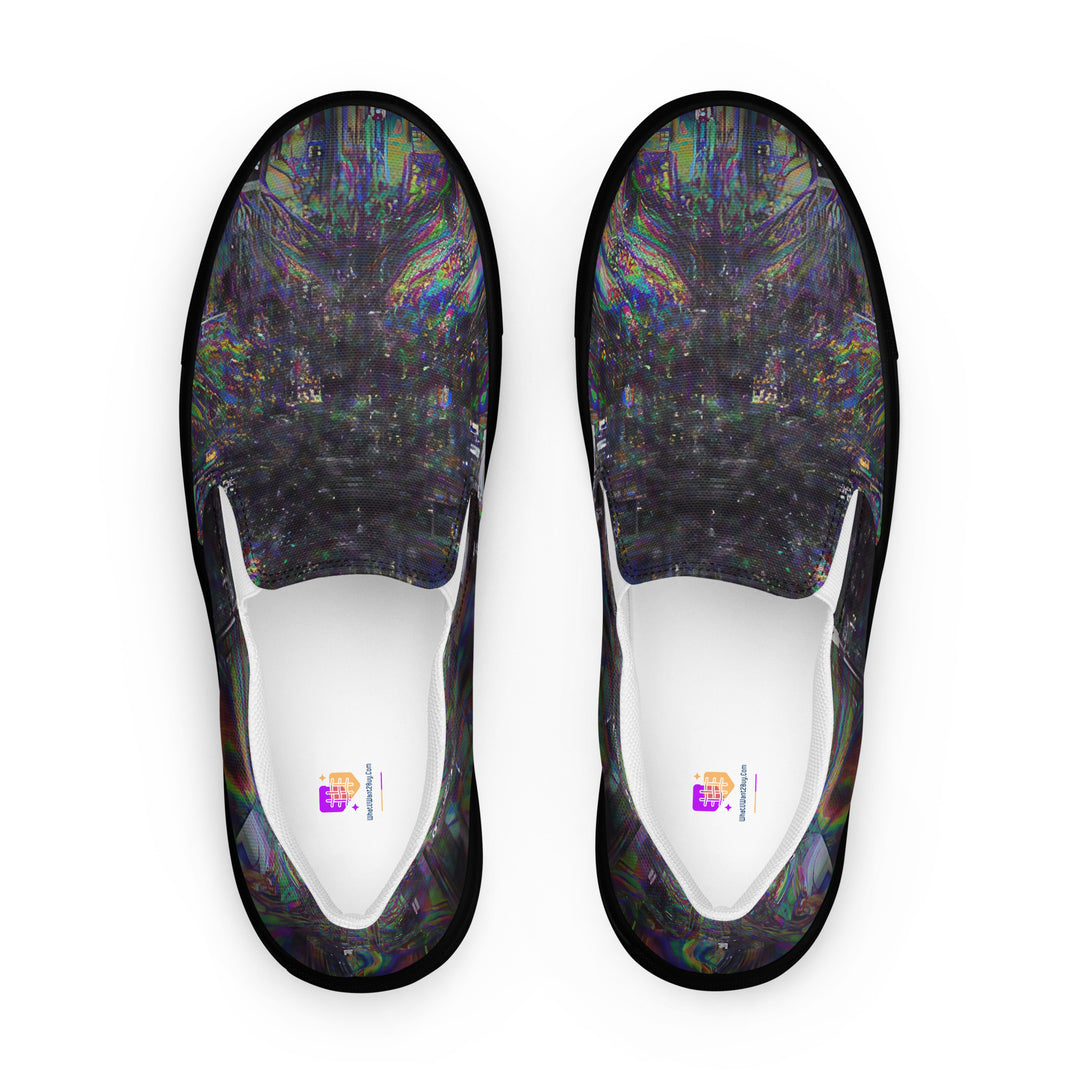 Glitchwear Women's Slip-On Canvas Shoes 16, main view