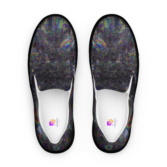 Glitchwear Women's Slip-On Canvas Shoes 16, main view