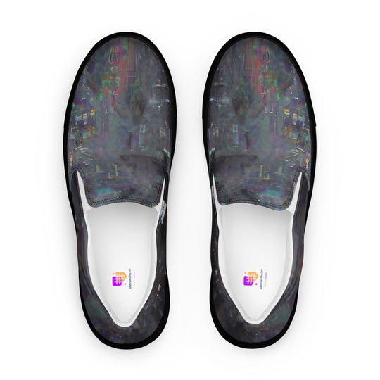 Glitchwear Women's Slip-On Canvas Shoes 19, main view