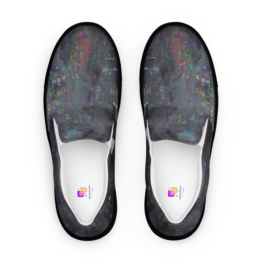 Glitchwear Women's Slip-On Canvas Shoes 19, main view