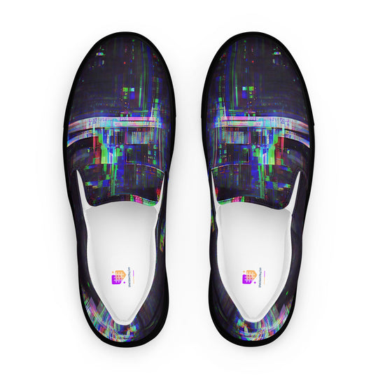 Glitchwear Women's Slip-On Canvas Shoes 24, main view