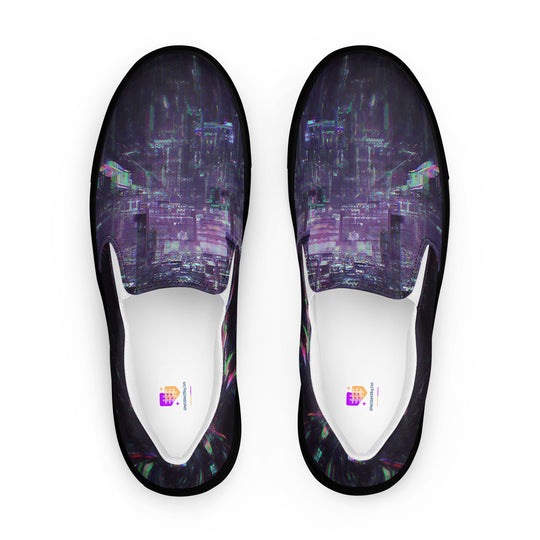Glitchwear Women's Slip-On Canvas Shoes 26, main view
