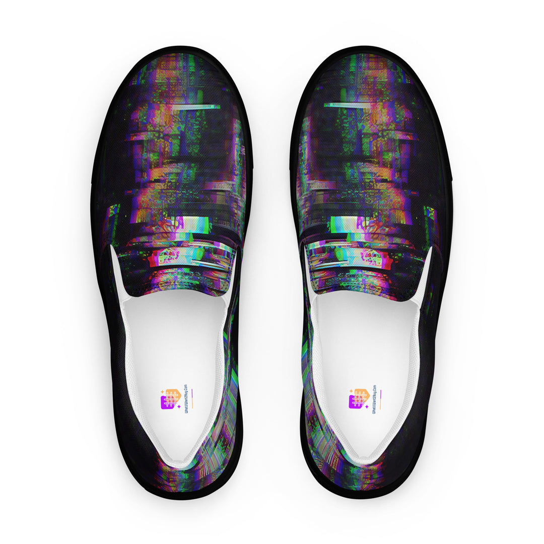 Glitchwear Women's Slip-On Canvas Shoes 35, main view