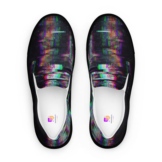 Glitchwear Women's Slip-On Canvas Shoes 35, main view