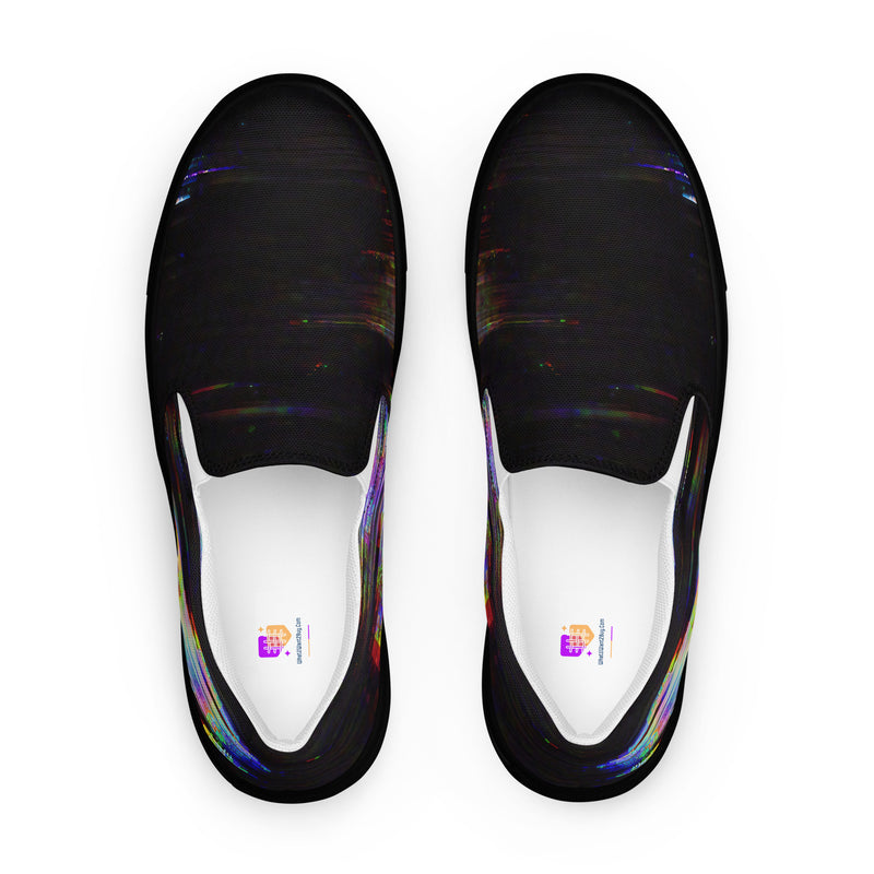 Glitchwear Women's Slip-On Canvas Shoes 38, main view