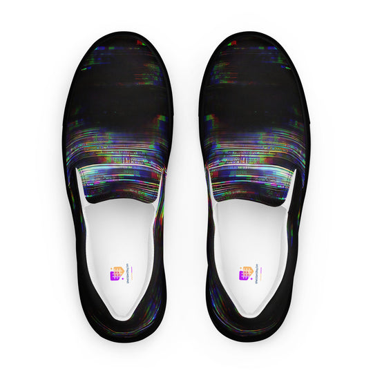 Glitchwear Women's Slip-On Canvas Shoes 44, main view