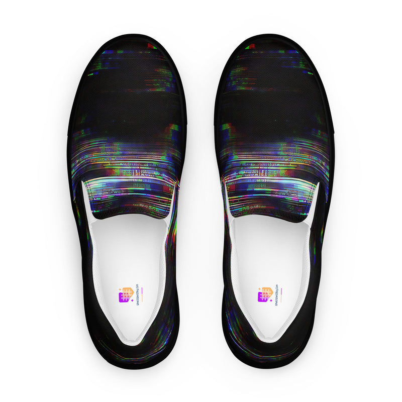 Glitchwear Women's Slip-On Canvas Shoes 44, main view