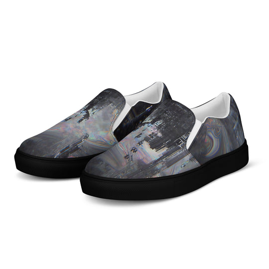 Glitchwear Women's Slip-On Canvas Shoes 14, view 3