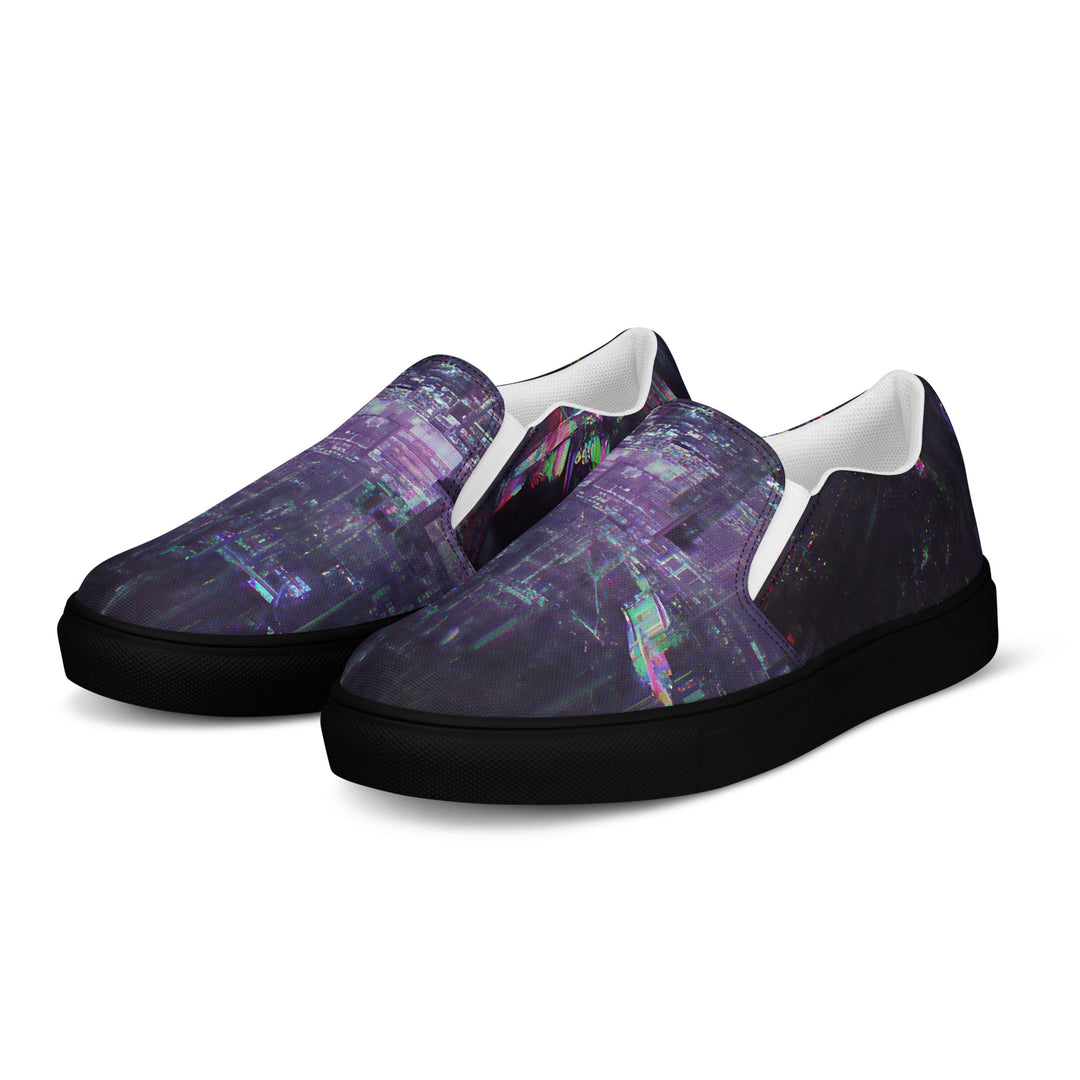 Glitchwear Women's Slip-On Canvas Shoes 26, view 3