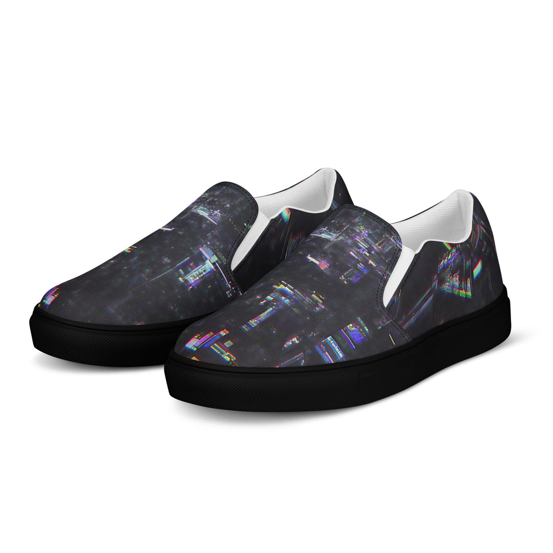 Glitchwear Women's Slip-On Canvas Shoes 28, view 3