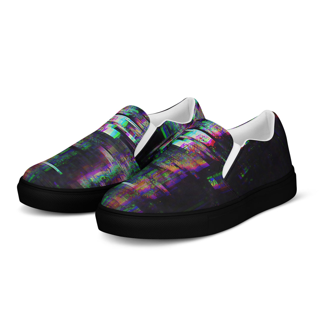 Glitchwear Women's Slip-On Canvas Shoes 35, view 3