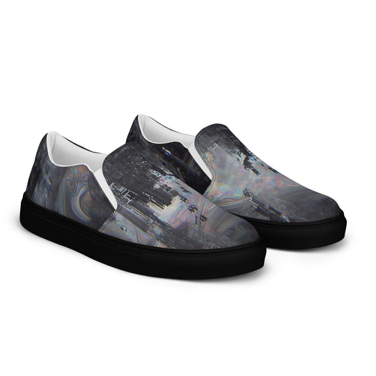 Glitchwear Women's Slip-On Canvas Shoes 14, view 5