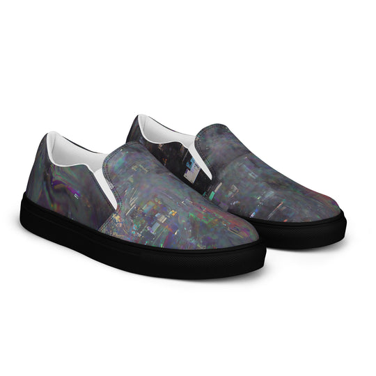 Glitchwear Women's Slip-On Canvas Shoes 19, view 5
