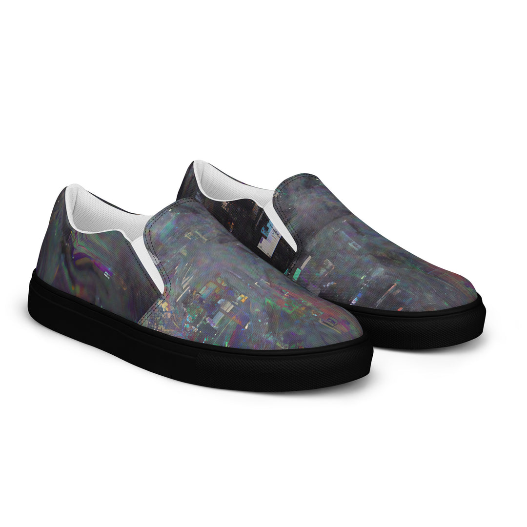 Glitchwear Women's Slip-On Canvas Shoes 19, view 5