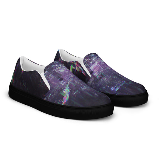 Glitchwear Women's Slip-On Canvas Shoes 26, view 5