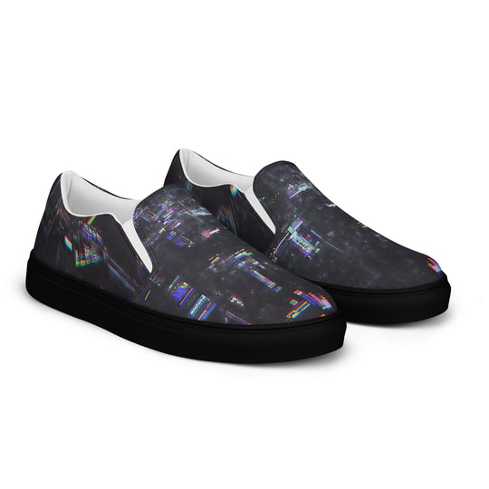 Glitchwear Women's Slip-On Canvas Shoes 28, view 5