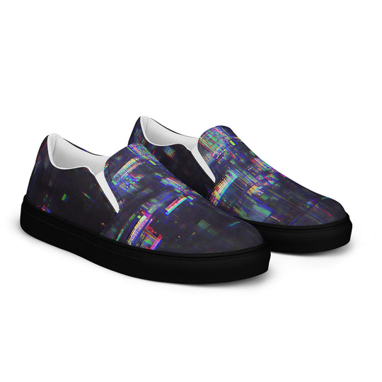 Glitchwear Women's Slip-On Canvas Shoes 32, view 5