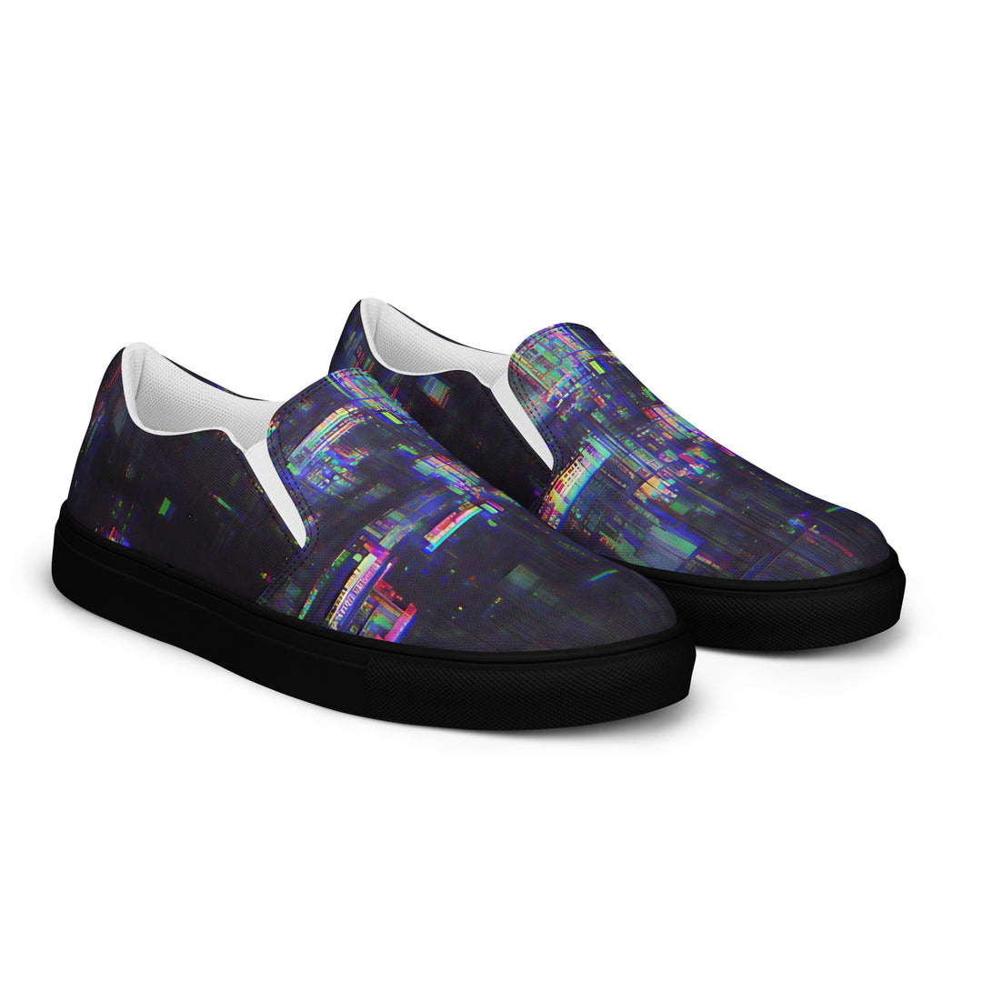 Glitchwear Women's Slip-On Canvas Shoes 32, view 5