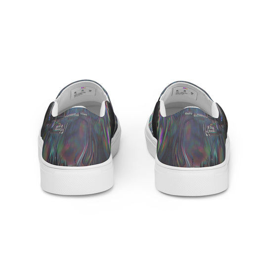 Glitchwear Women's Slip-On Canvas Shoes, Everyday AI-Designed 37, view 8