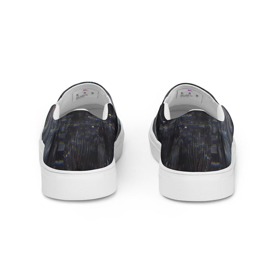 Glitchwear Women's Slip-On Canvas Shoes 14, view 8